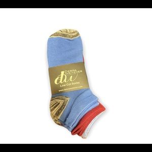Debra Weitzner 12 Pairs Multicolored Low Cut Socks
9-11